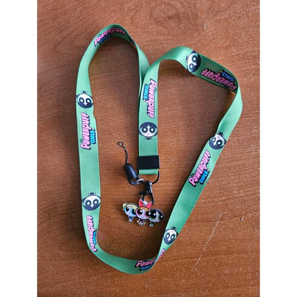 Popular Cartoon Network Classics The Power Puff Girls Characters Green Lanyard - Picture 5 of 6